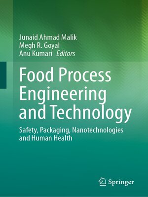 cover image of Food Process Engineering and Technology